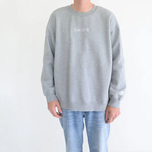 Nike Light Gray Crewneck Sweater